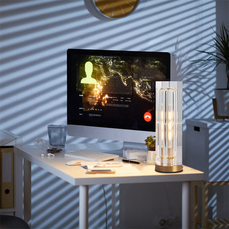 Crystal Bedside Table Lamp-lampdepot-Cube-Urbanheer