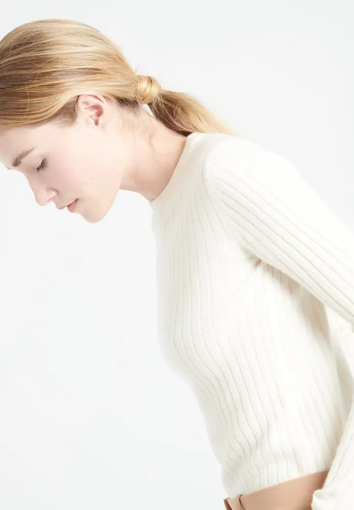 Cashmere Lilly Crewneck Sweater-Studio Cashmere8-S-Off-white-Urbanheer