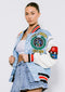 Pen & Brush Art Dept. Varsity Jacket-Vibrant M.i.U-XS-Urbanheer