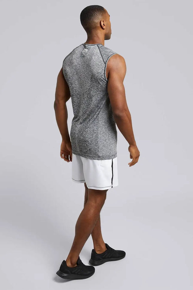 Male Elite Curve 9" Shorts - White-HPE Activewear-Urbanheer