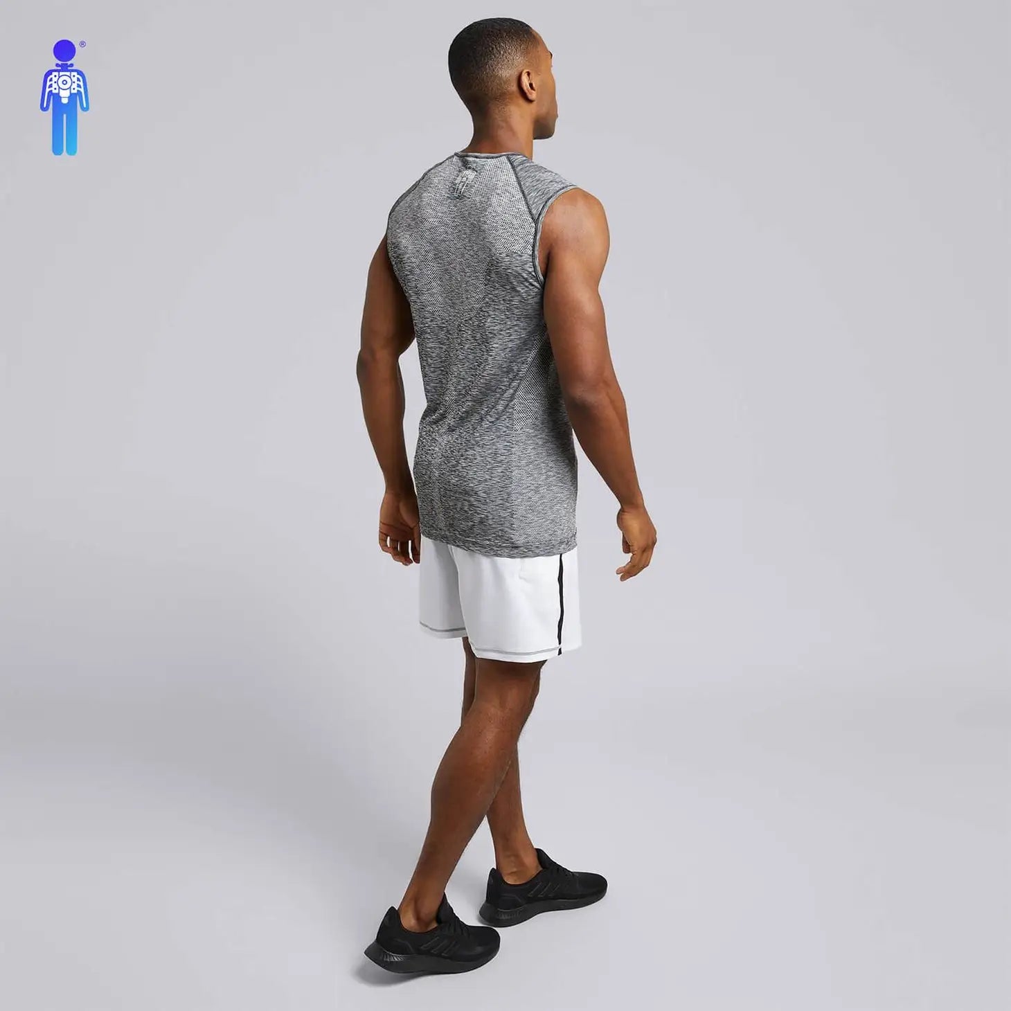 Male Elite Curve 9" Shorts - White-HPE Activewear-White-M-Urbanheer