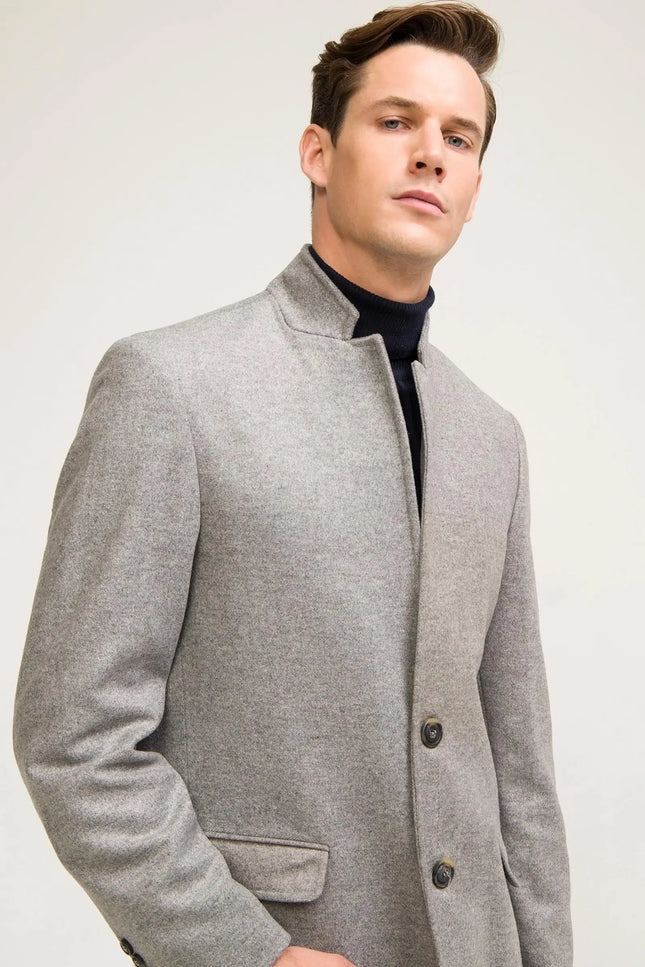Rt Lux Grey Coat-Clothing - Men-Ron Tomson-Urbanheer