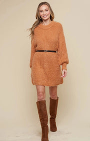 Soft And Plush Sweater Dress-Saints & Hearts-S-Urbanheer