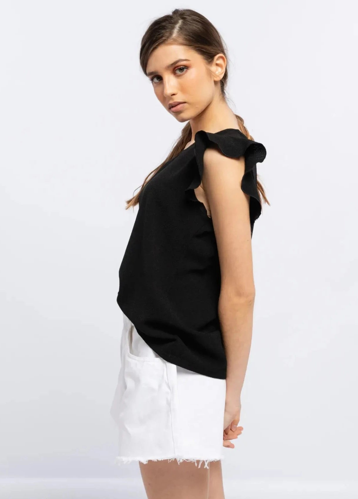 Elegant Black Top-SMF-S-Urbanheer