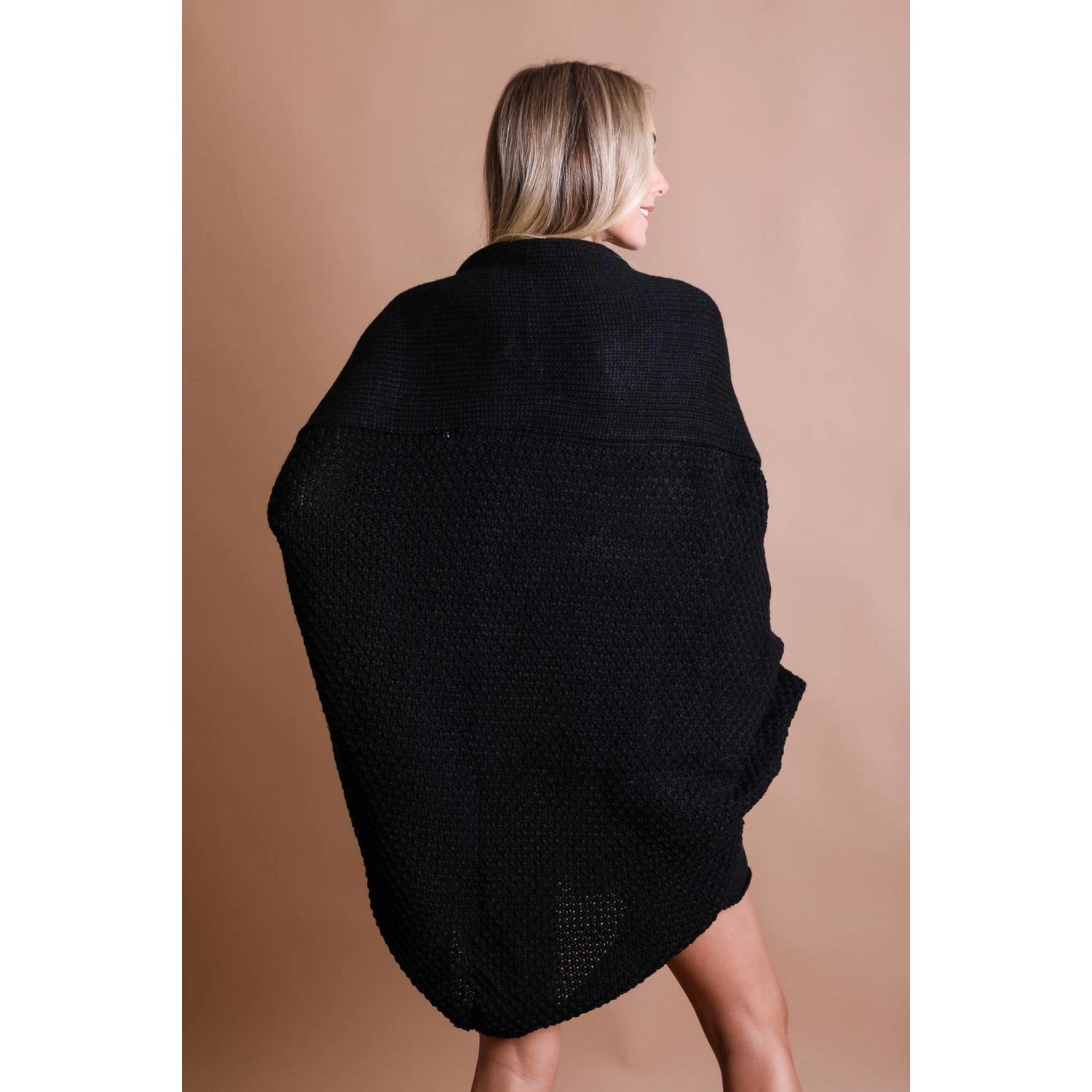 Bat Sleeve Knit Cardigan-Apparel & Accessories-Leto-49"x43"-Urbanheer