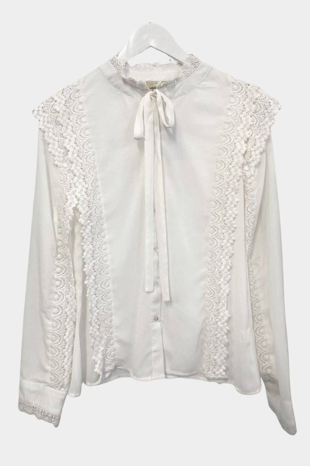 Raquesh Pretty White-Lace & Beads-UK10-Urbanheer