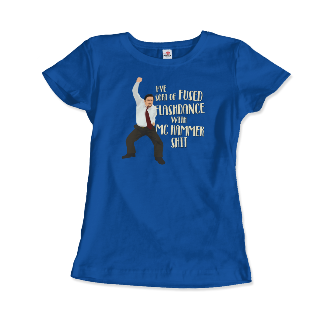 David Brent Classic Dance, From The Office Uk T-Shirt-Art-O-Rama Shop-Men (Unisex)-City Green-S-Urbanheer