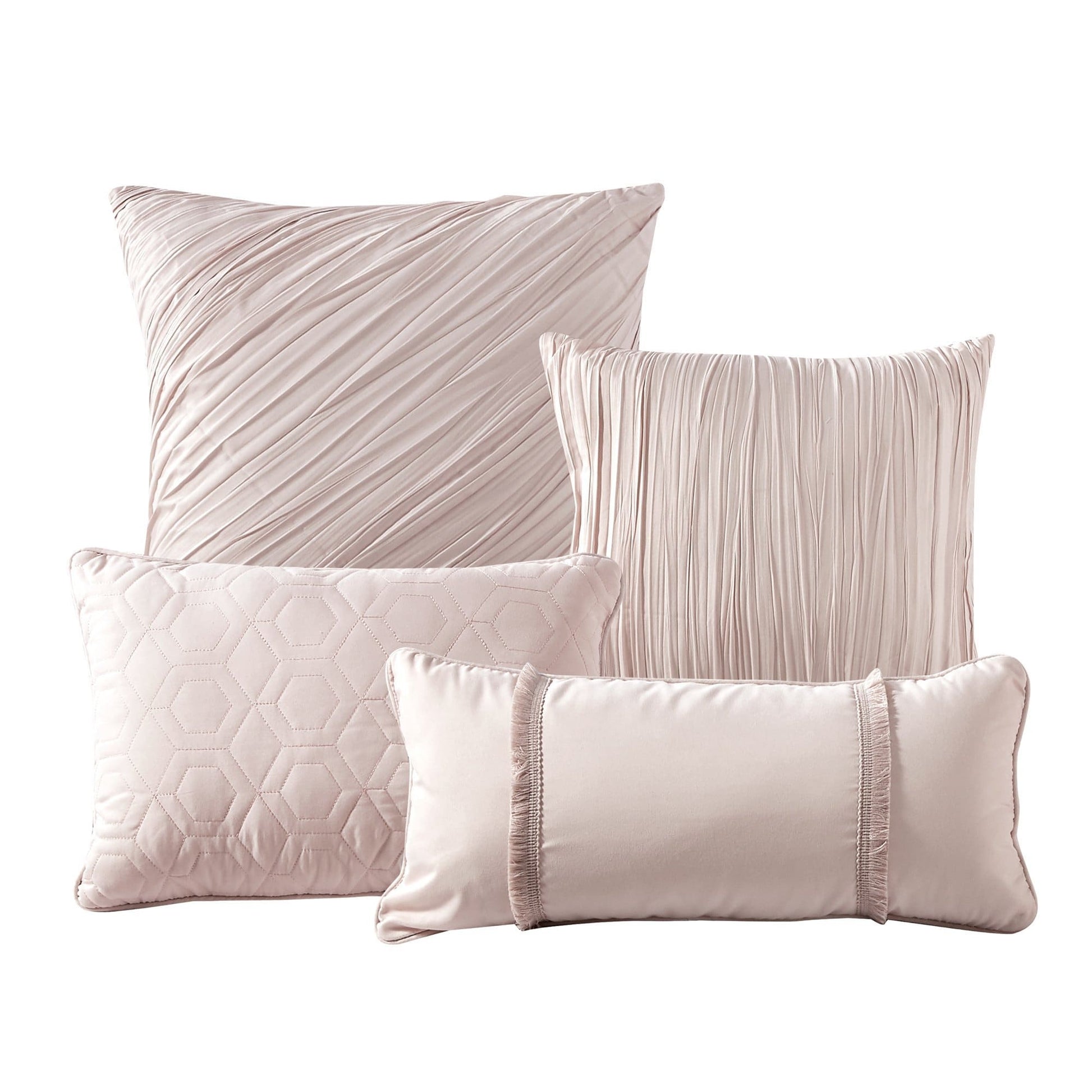 Sikina Elegant Brushed Comforter Set - 7 Piece Set-Heer Decor-King-Urbanheer