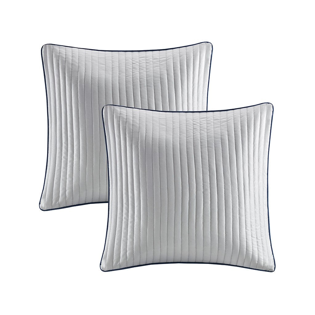 Paisley 12-Piece Complete Comforter Set And Sheet Set, Blue.-Olliix-Cal King-Urbanheer