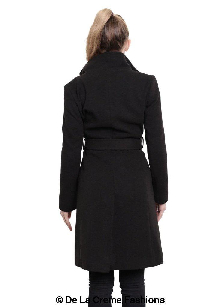 Hip Length Keep It Simple Coat-Rose Eleusis-UK 10/EU 38/US 6-Black-Urbanheer