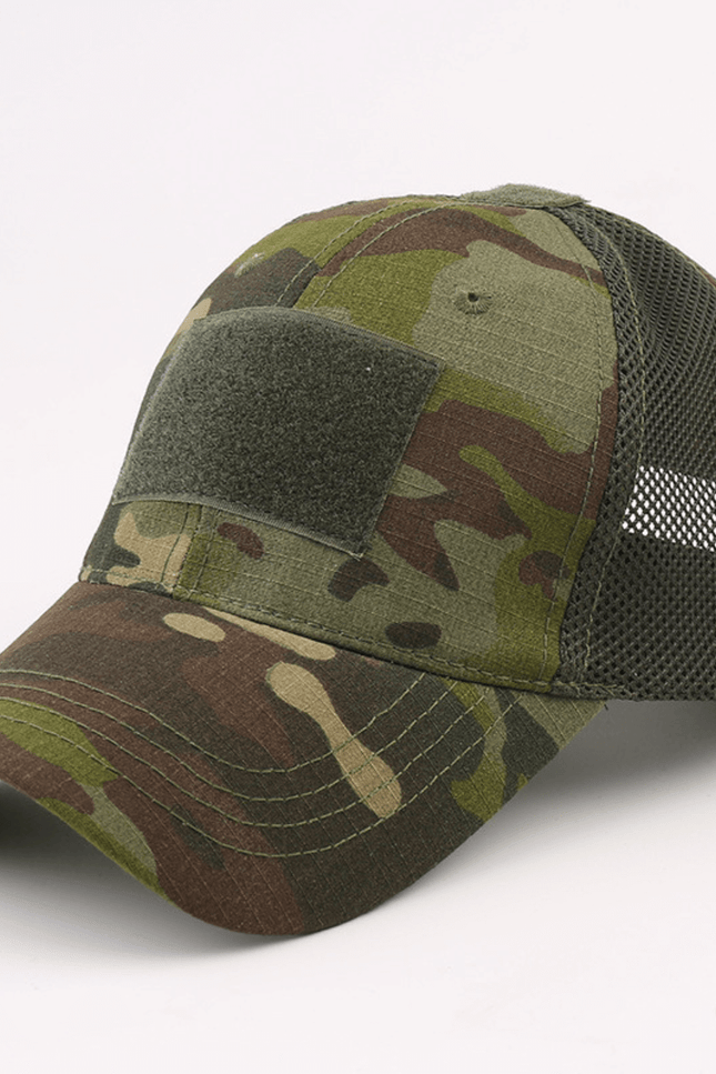 Military-Style Tactical Patch Hat with Adjustable Strap-JupiterGear-BDU Camo-Urbanheer