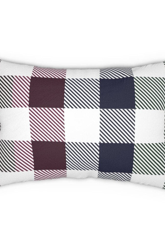 Decorative Throw Pillow - Double Sided Sofa Pillow / Tartan Plaid - Multicolor-Uniquely You | iPFY-14" × 20"-Urbanheer