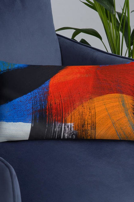 Decorative Throw Pillow - Multicolor Abstract Accent Pillow - P587273-Uniquely You | iPFL-20×12-Urbanheer