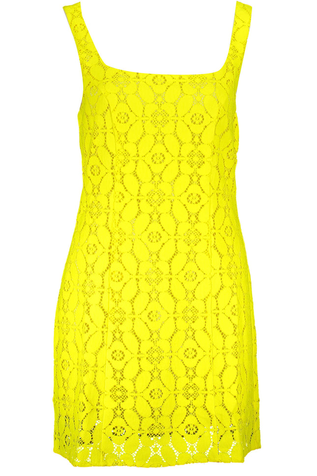 Desigual Women'S Short Dress Yellow-Abiti-DESIGUAL-Urbanheer