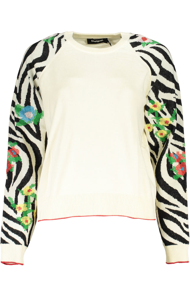 Desigual White Women'S Sweater-Maglie-DESIGUAL-Urbanheer