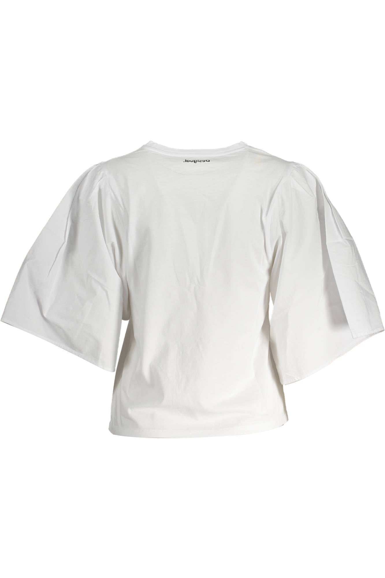 Desigual Women'S Short Sleeve T-Shirt White-DESIGUAL-WHITE-S-Urbanheer