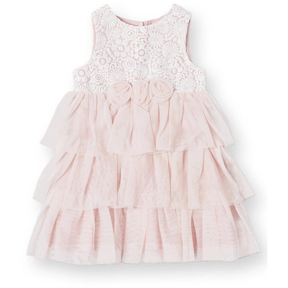 Blush Tulle Lace Dress.-Petit Confection-12M-Urbanheer