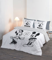 Disney Mickey And Minnie Hi 4-Piece Cotton Bedding Set - Queen Size-Disney-Urbanheer