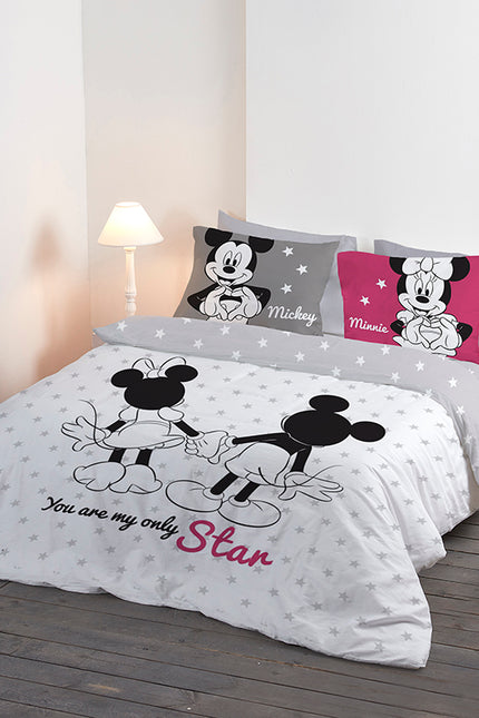 Disney Mickey And Minnie My Star 4-Piece Cotton Bedding Set - Queen Size