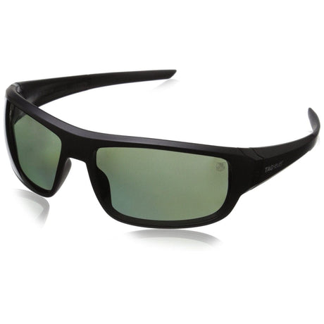 TAG Heuer Men's Racer 2 9221 Sport Wrap Around 64mm Polarized Green Lens Matte Black Sunglasses-0