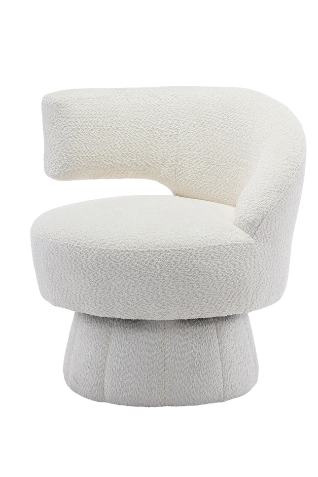 360 Degree Swivel Cuddle Barrel Accent Chair-Accent Chair-D BlakHom-Urbanheer
