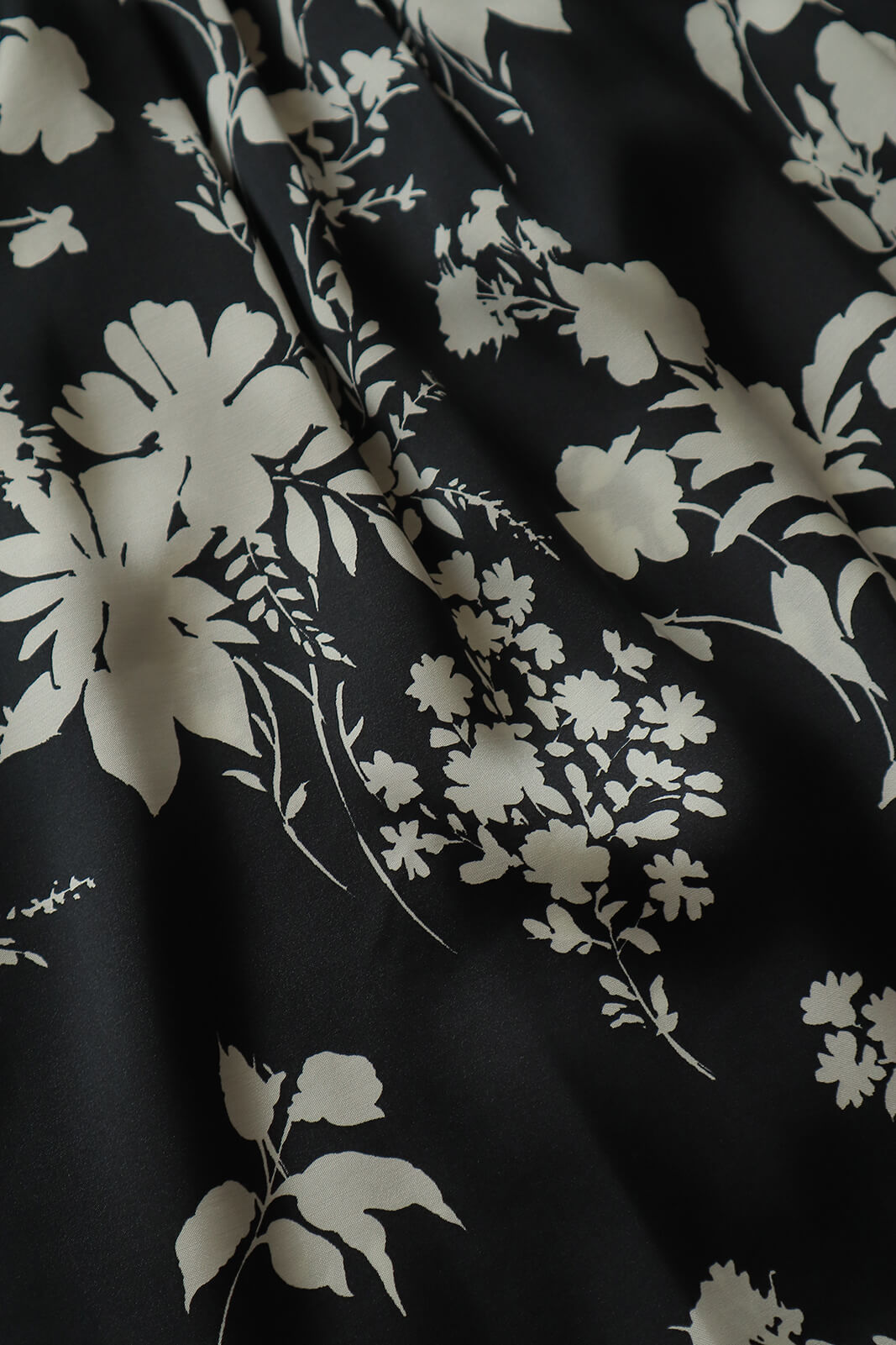 Floral Print Satin Effect Midi Dress-2KStyle-xs-Urbanheer