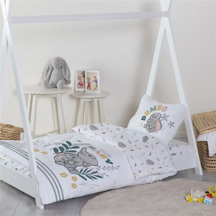 Dumbo Baby 3-Piece Toddler Cotton Bedding Set-Disney-Urbanheer