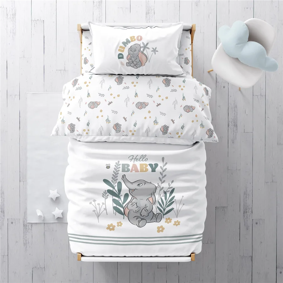 Dumbo Baby 3-Piece Toddler Cotton Bedding Set-Disney-Urbanheer