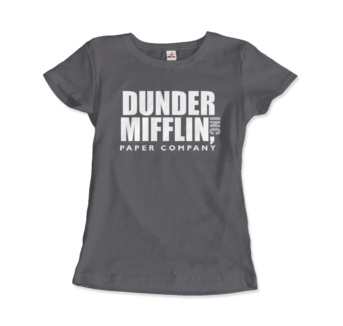 Dunder Mifflin Paper Company, Inc From The Office T-Shirt-Art-O-Rama Shop-Men (Unisex)-Navy-S-Urbanheer