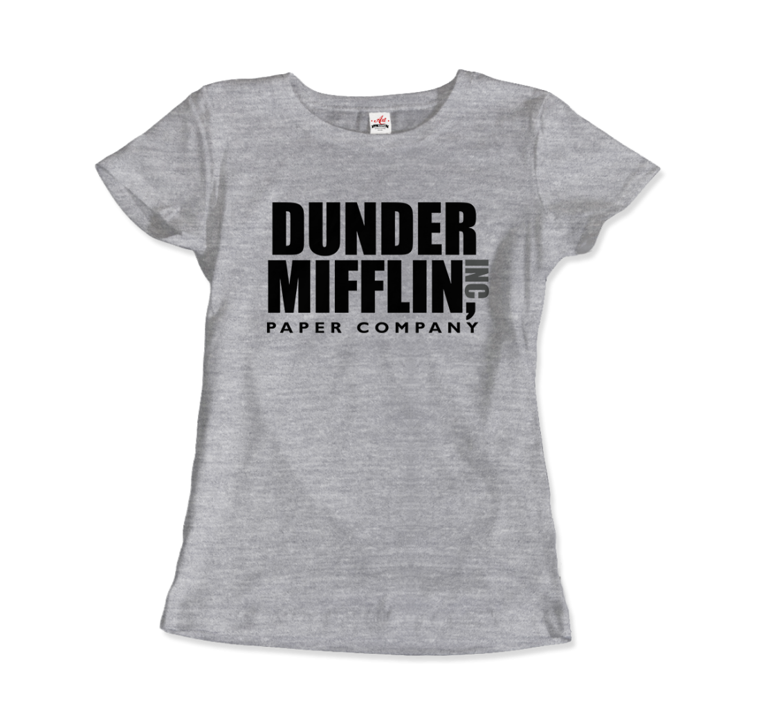 Dunder Mifflin Paper Company, Inc From The Office T-Shirt-Art-O-Rama Shop-Men (Unisex)-Light Blue-S-Urbanheer