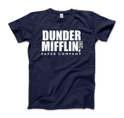 Dunder Mifflin Paper Company, Inc From The Office T-Shirt-Art-O-Rama Shop-Men (Unisex)-Navy-S-Urbanheer