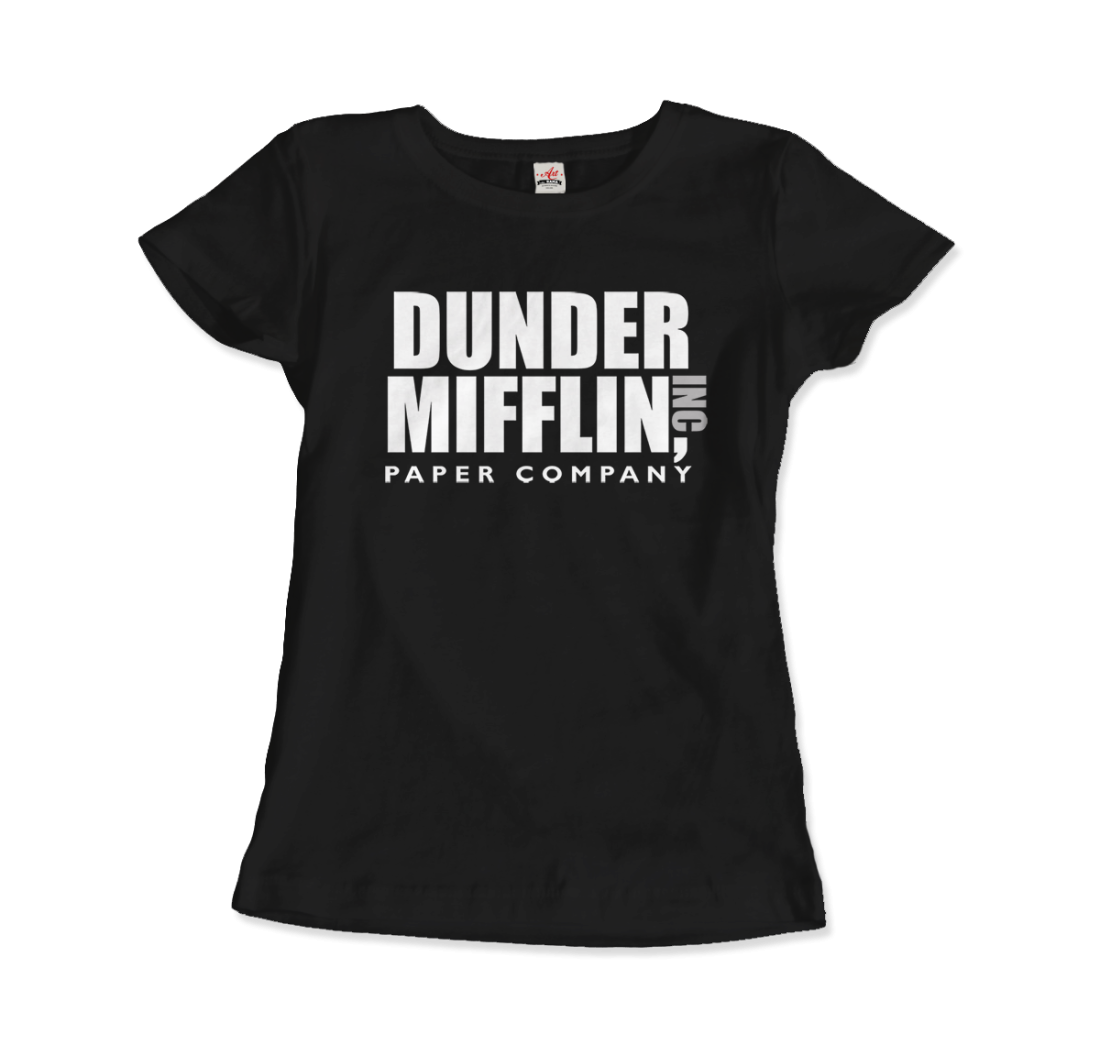 Dunder Mifflin Paper Company, Inc From The Office T-Shirt-Art-O-Rama Shop-Men (Unisex)-Charcoal-S-Urbanheer