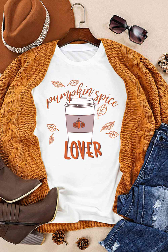 Pumpkin Spice Lover Graphic T-Shirt-UHX-Urbanheer