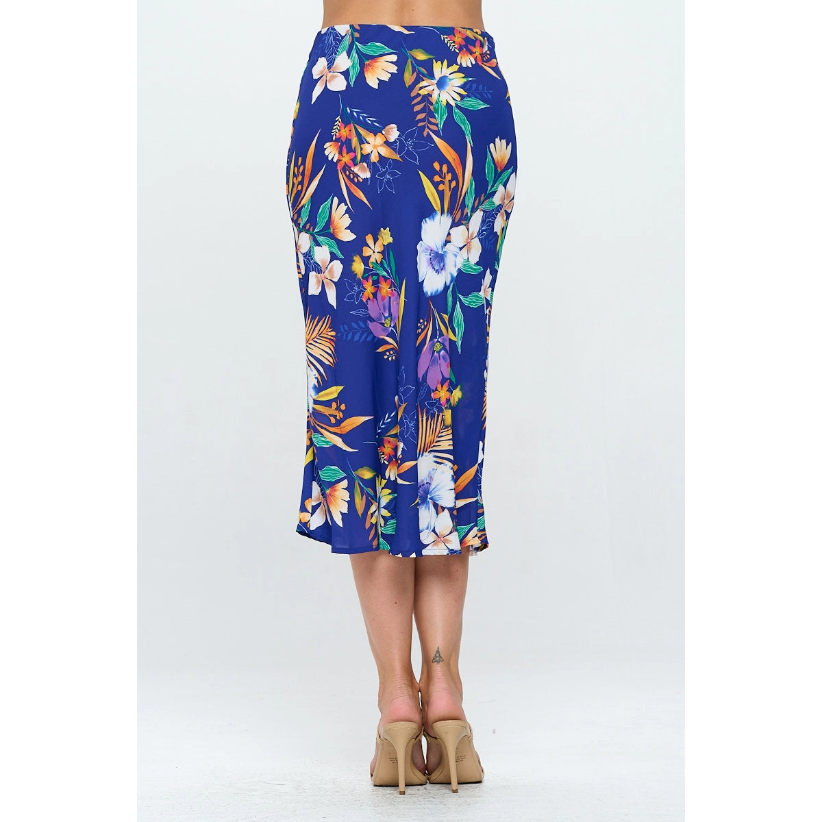Tropical Print Skirt-Renee C.-S-Urbanheer
