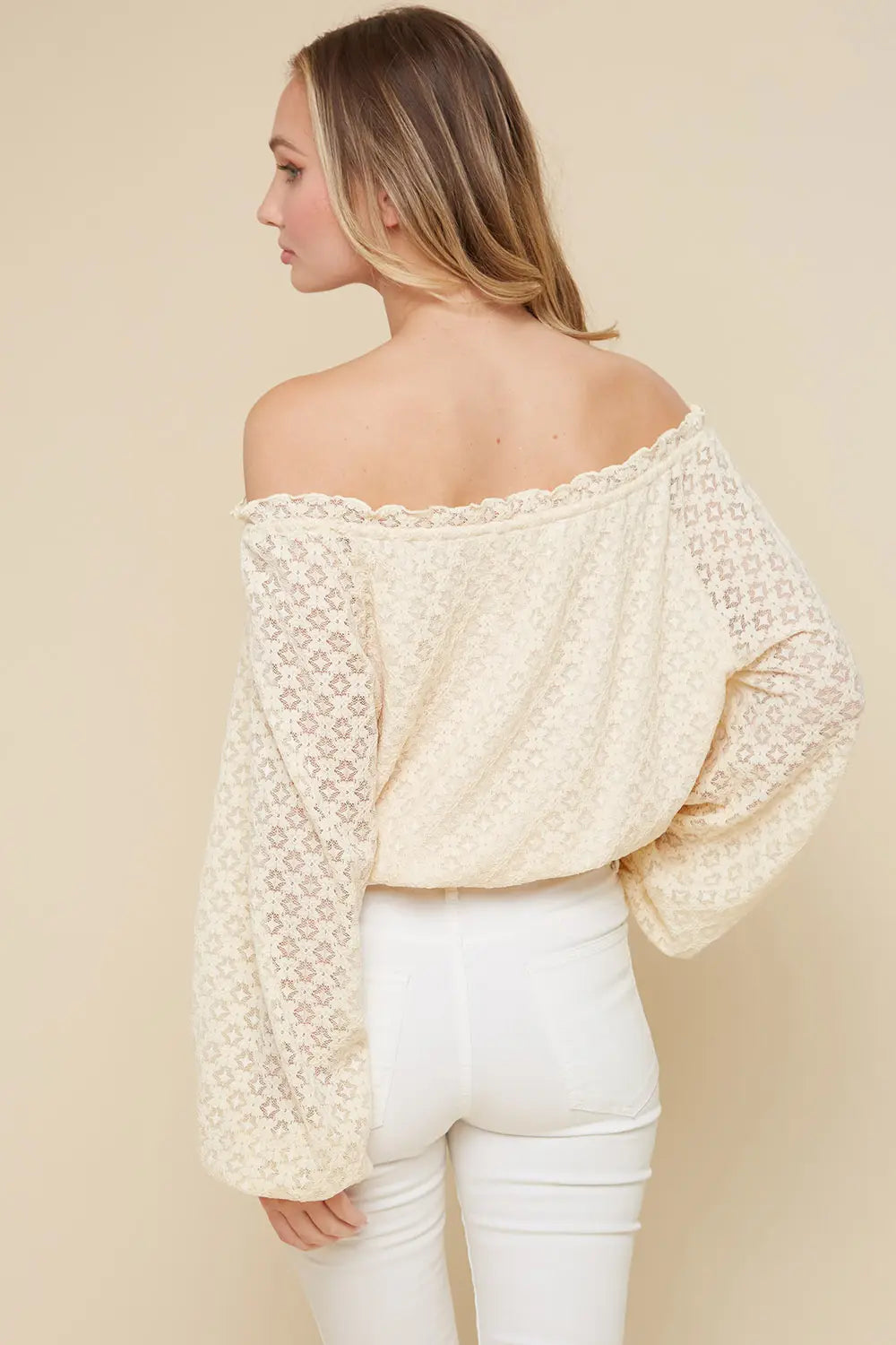 Cream Lace Top-Saints & Hearts-S-Urbanheer