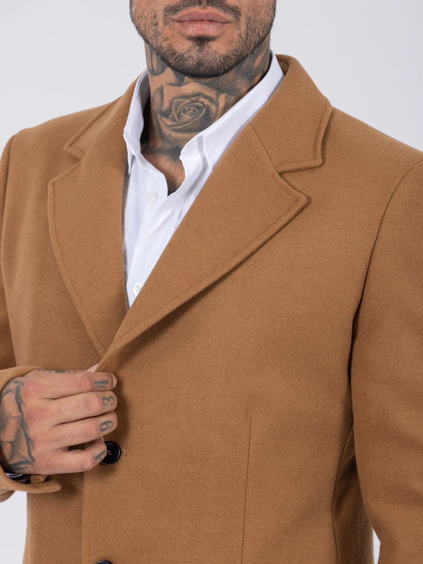 Drie Kleure Smk Overcoat - Camel-Clothing - Men-SMK Denim&Co-S-Camel-Urbanheer