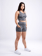 High-Waisted Athletic Shorts with Side Pockets-JupiterGear-Grey-Small / Medium-Urbanheer
