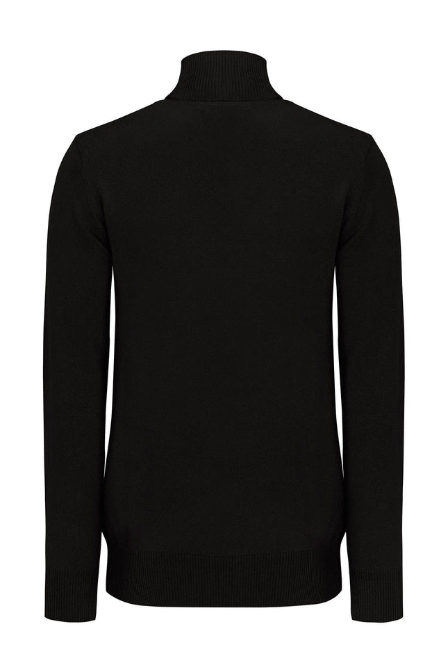 Rollneck Sweater Black-Clothing - Men-Ron Tomson-Urbanheer