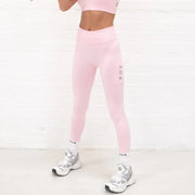 Ribbed Active Athletic Legging Pink-304 Clothing-S-Urbanheer