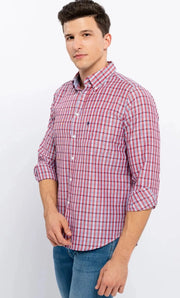 Smf Check Shirt - Red-Dresses-SMF-S-Urbanheer