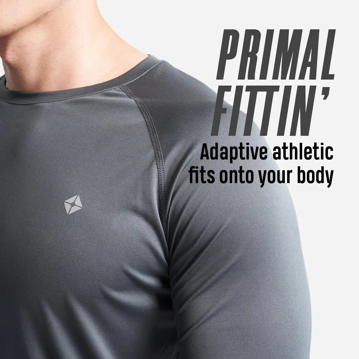 Tm Men Workout Long Sleeve T-Shirt - Gray-Clothing - Men-Thousand Miles-XS-Urbanheer