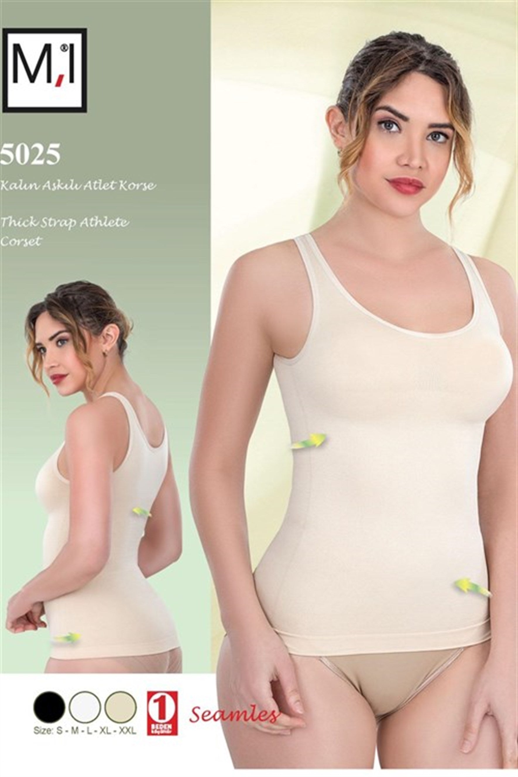 Shopymommy 5025 Thick Strap Athlete Postpartum Corset-Emay-White-S-Urbanheer