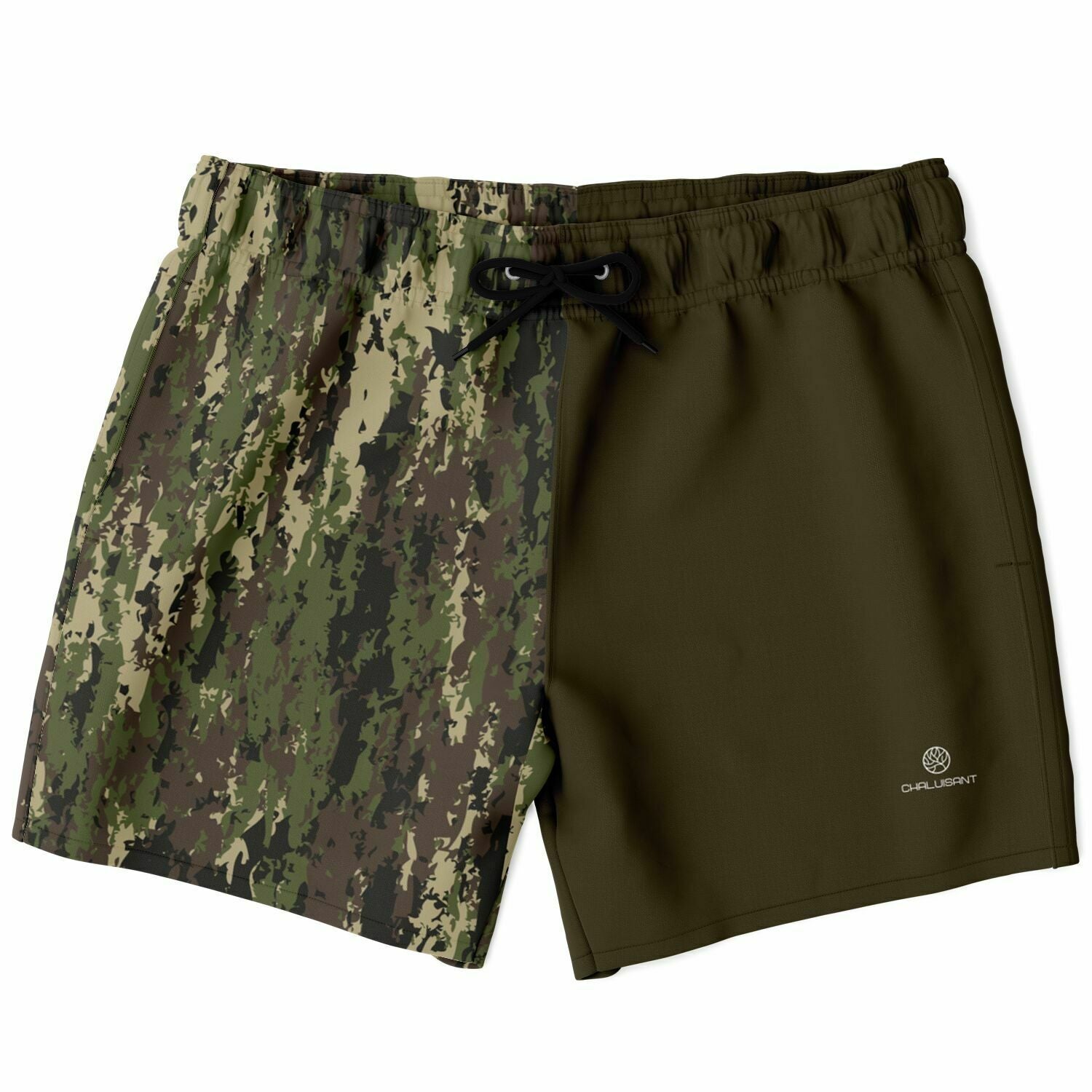 Graphic Camo 5.5" Men Swim Shorts-Subliminator-XS-Urbanheer