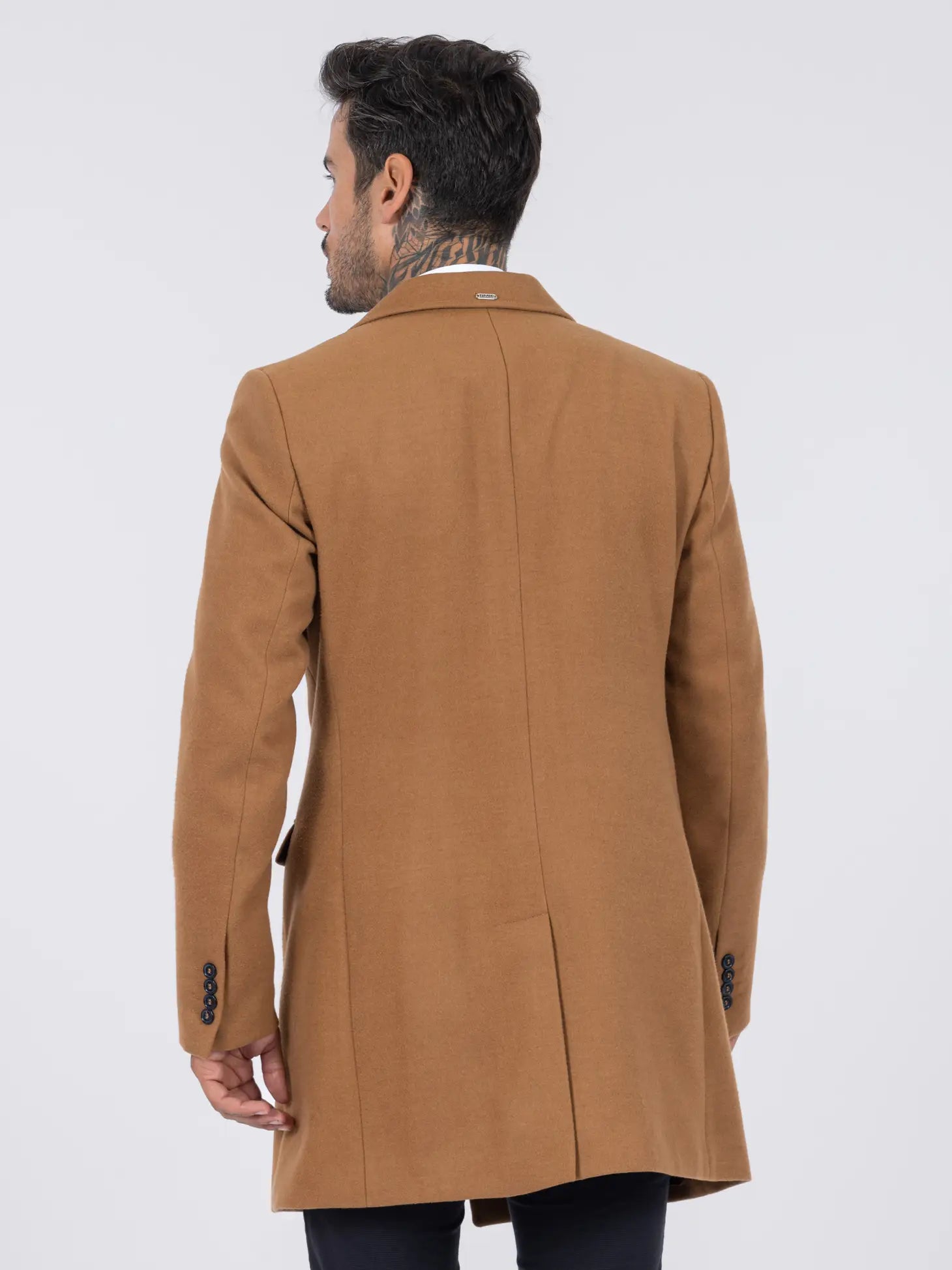 Drie Kleure Smk Overcoat - Camel-Clothing - Men-SMK Denim&Co-S-Camel-Urbanheer