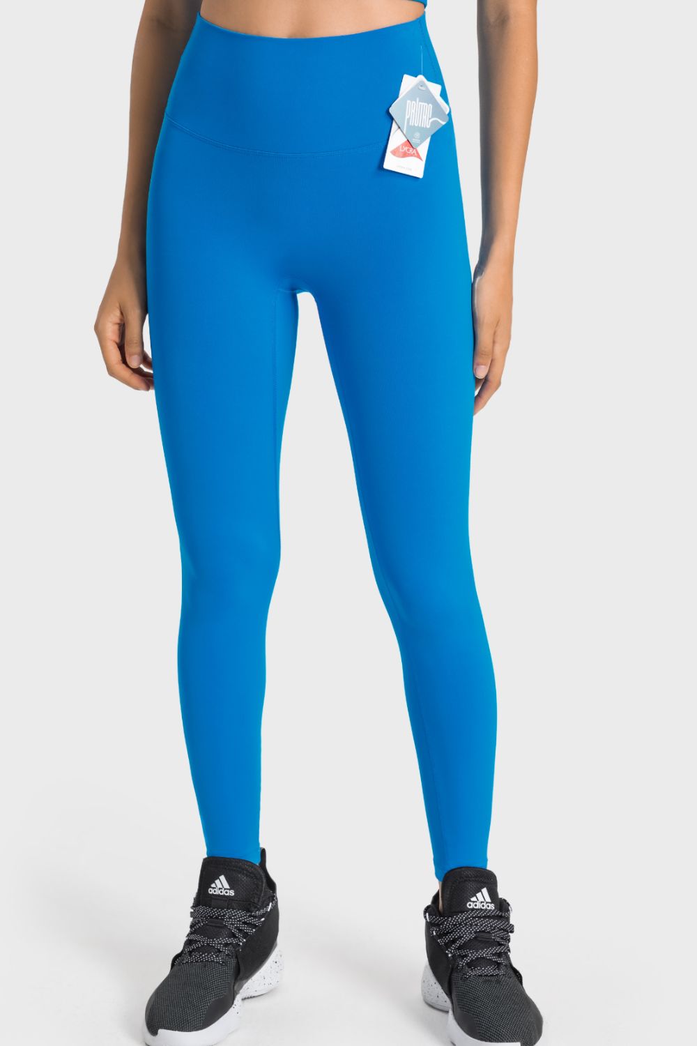 High-Rise Wide Waistband Yoga Leggings-Street 360-Blue-4-Urbanheer