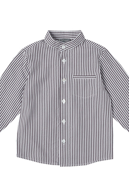 Seersucker Long-Sleeve Shirt.-Petit confection-12M-Urbanheer