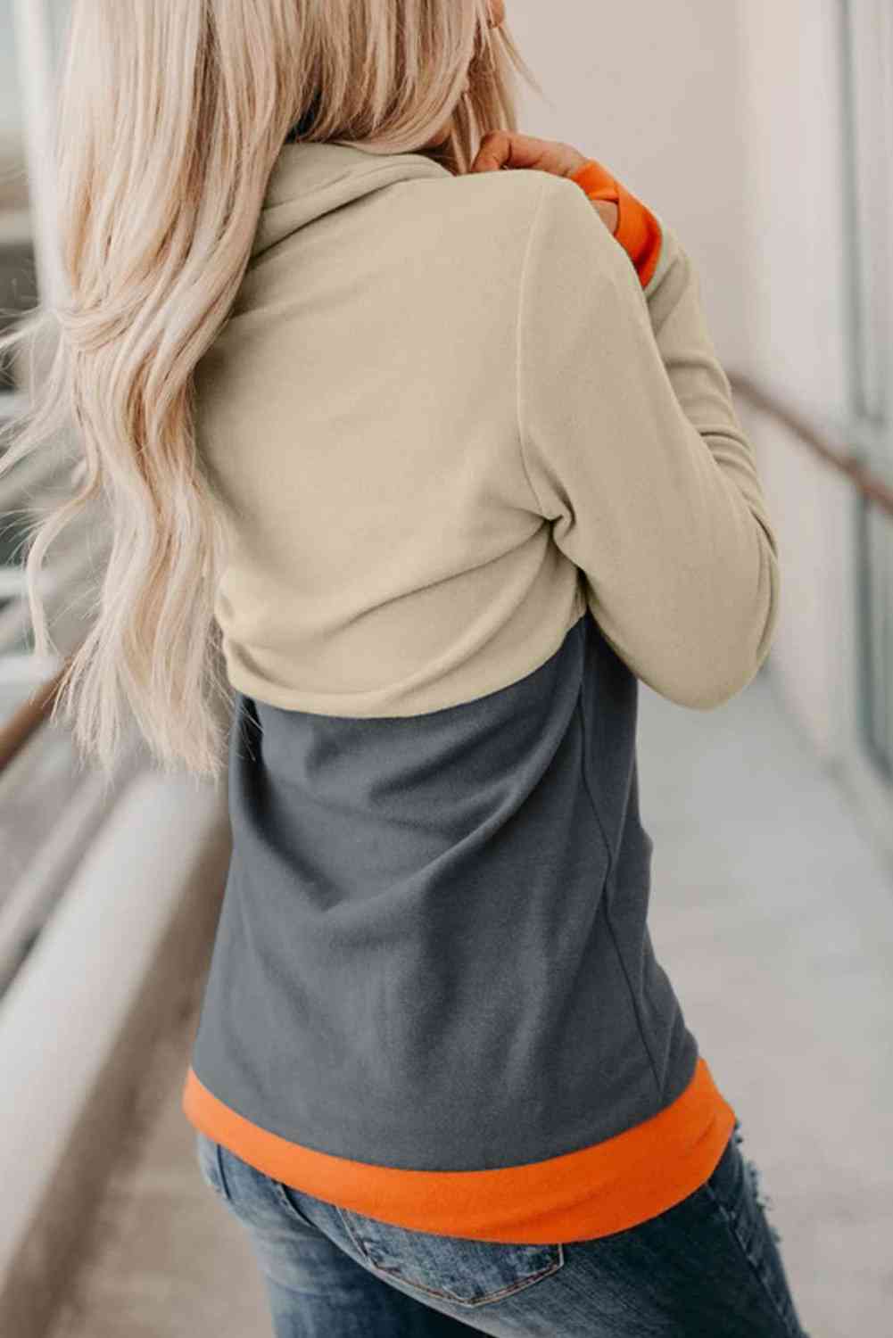 Long Sleeve Jack-O'-Lantern Graphic Sweatshirt-Street 360-Charcoal-S-Urbanheer