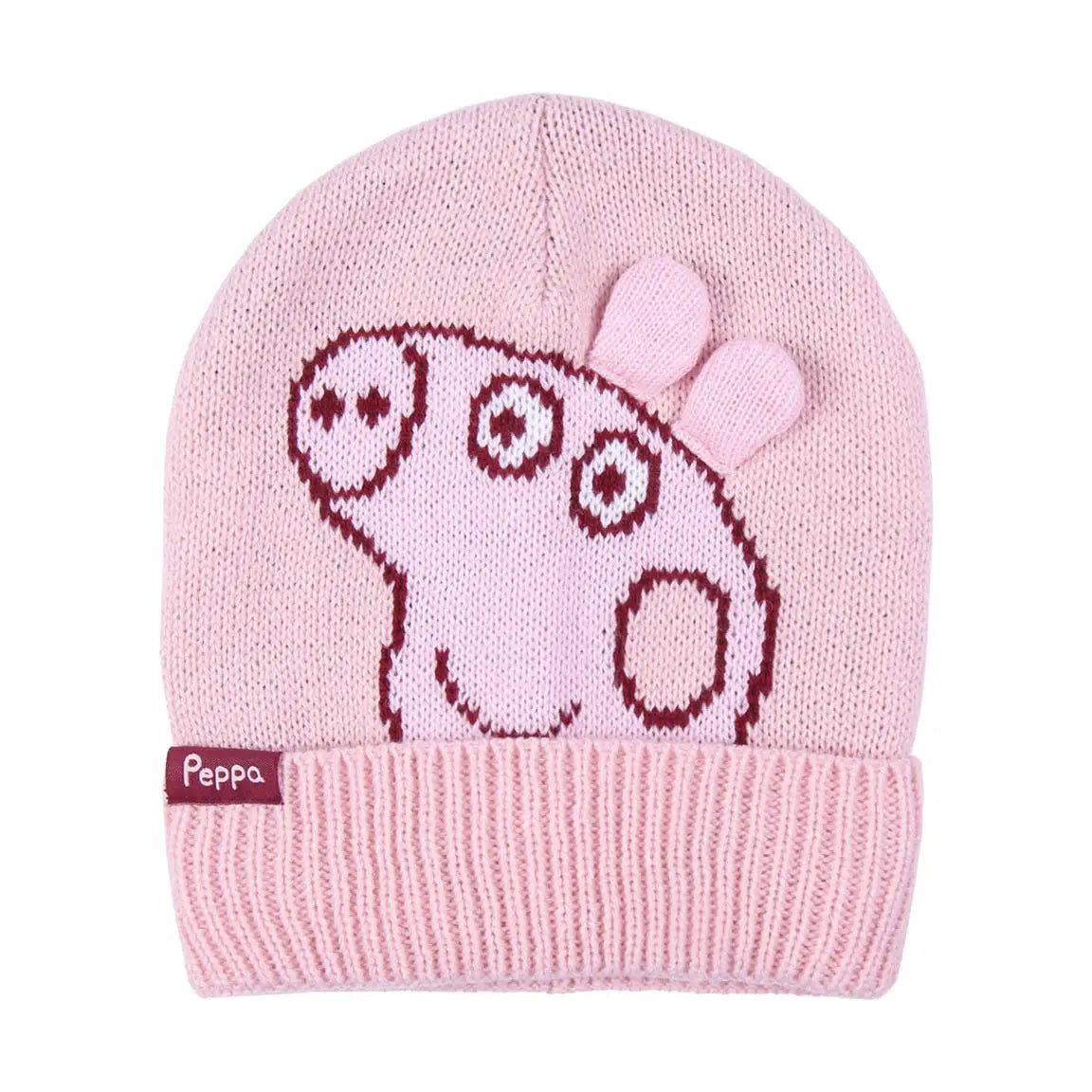 Peppa Pig Jacquard Knit Hat.-Mastoys-Urbanheer