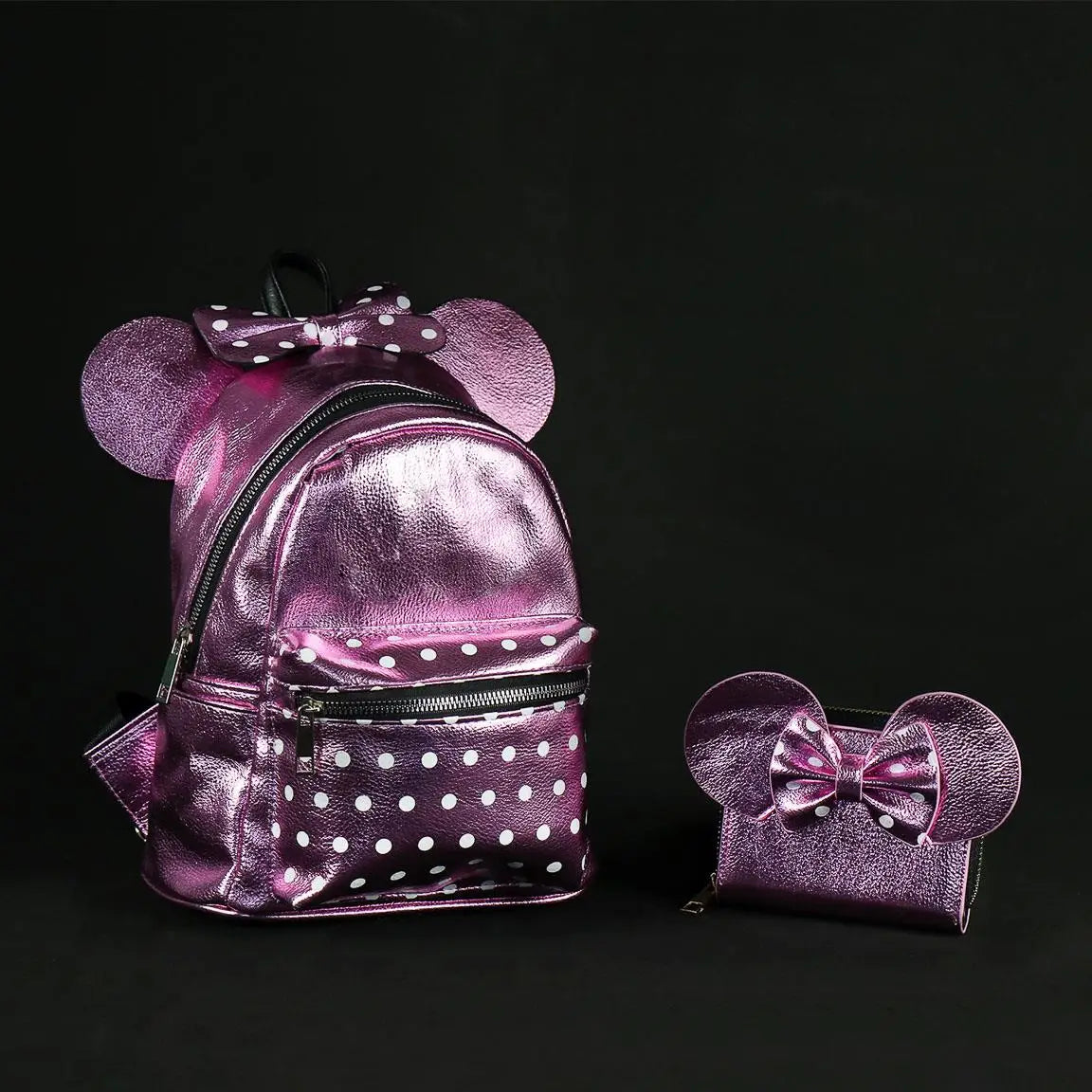 Minnie Leatherette Wallet.-Mastoys-Urbanheer