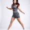 High-Waisted Athletic Shorts with Side Pockets-JupiterGear-Grey-Small / Medium-Urbanheer